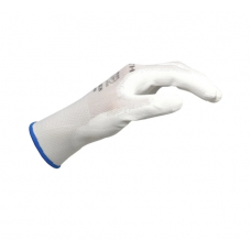 Рукавиці захисні WHITE TOUCH, поліуретанове покриття, пара, розмір 6